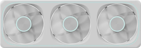 Вентилятор для корпуса Formula Air Fusion 3 Wh ARGB 360х120x28 белый 4-pin 37.93дБ Ret