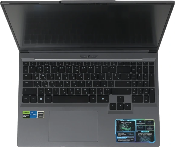 Ноутбук Maibenben X16C-i54456 Core i5 14450HX 16Gb SSD1Tb NVIDIA GeForce RTX 5060 8Gb 16" IPS FHD+ (1920x1200) Windows 11 Home grey WiFi BT Cam 5200mAh (X16C-I544560G44HG4E10)