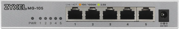 Коммутатор Zyxel MG-105-ZZ0101F 5x2.5Гбит/с неуправляемый