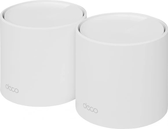 Бесшовный Mesh роутер TP-Link Deco X20(2-PACK) AX1800 10/100/1000BASE-TX белый (упак.:2шт) Бесшовный Mesh роутер TP-Link Deco X20(2-PACK) AX1800 10/100/1000BASE-TX белый (упак.:2шт)