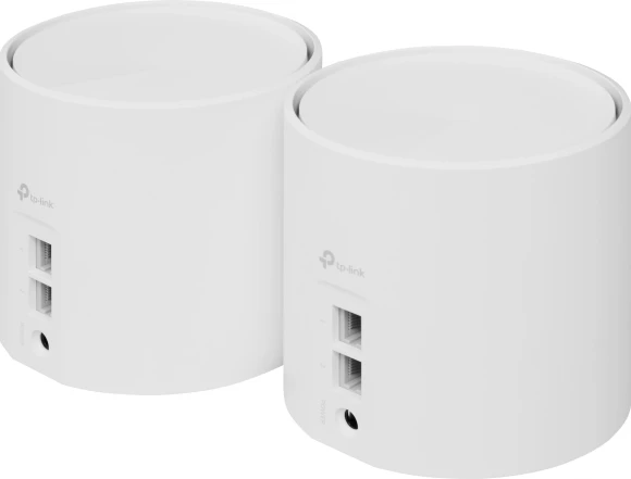 Бесшовный Mesh роутер TP-Link Deco X20(2-PACK) AX1800 10/100/1000BASE-TX белый (упак.:2шт) Бесшовный Mesh роутер TP-Link Deco X20(2-PACK) AX1800 10/100/1000BASE-TX белый (упак.:2шт)