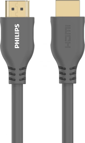 Кабель аудио-видео Philips 8K 60 Гц Ultra HD HDMI (m)/HDMI (m) 5м. позолоч.конт. серый (SWV7150/56)