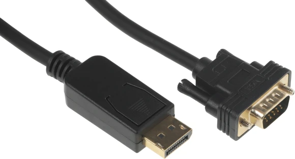 Кабель 1.1v DisplayPort (m) VGA (m) 3м черный