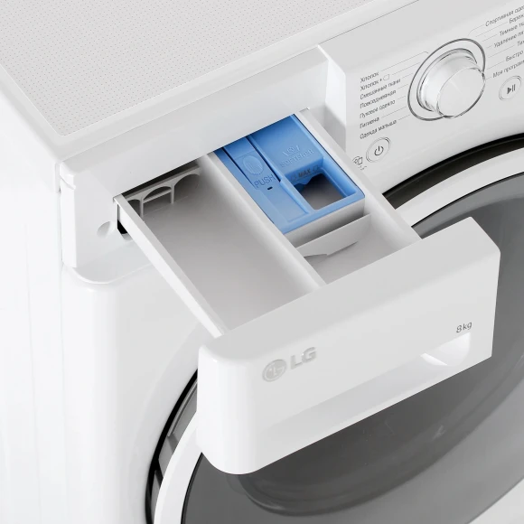 Стиральная машина LG F2J6TN0W класс: A загр.фронтальная макс.:8кг белый инвертор