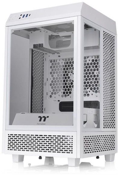 Корпус Thermaltake The Tower 100 Snow белый без БП miniITX 1x120mm 3x140mm 2xUSB3.0 audio bott PSU Корпус Thermaltake The Tower 100 Snow белый без БП miniITX 1x120mm 3x140mm 2xUSB3.0 audio bott PSU