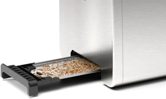 Тостер Bosch TAT4P420 970Вт нержавеющая сталь/черный