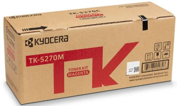 Картридж лазерный Kyocera TK-5270M 1T02TVBNL0 пурпурный (6000стр.) для Kyocera M6230cidn/M6630cidn/P6230cdn Картридж лазерный Kyocera TK-5270M 1T02TVBNL0 пурпурный (6000стр.) для Kyocera M6230cidn/M6630cidn/P6230cdn