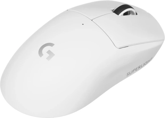 Мышь Logitech G Pro X Superlight белый оптическая 25600dpi беспров. USB 4but (910-005946)