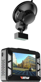 Видеорегистратор с радар-детектором Artway MD-108 GPS черный Видеорегистратор с радар-детектором Artway MD-108 GPS черный