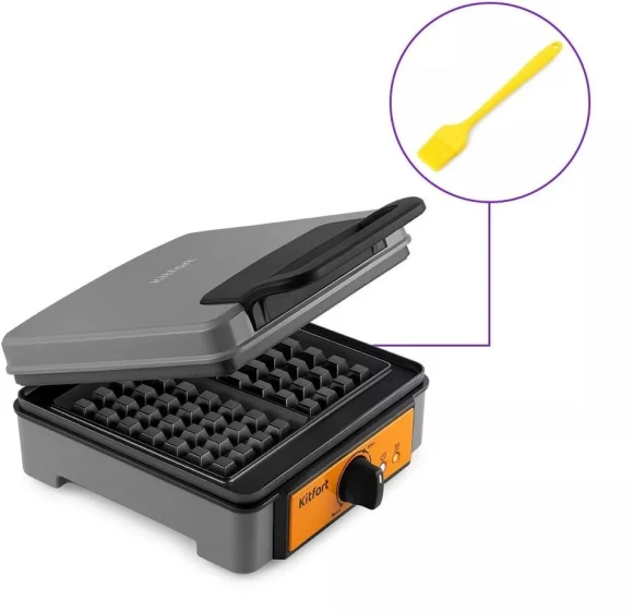 Вафельница Kitfort КТ-1694 1200Вт серый Вафельница Kitfort КТ-1694 1200Вт серый