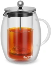 Френч-пресс Rondell Calypso RDS-1821 0.6л прозрачный Френч-пресс Rondell Calypso RDS-1821 0.6л прозрачный