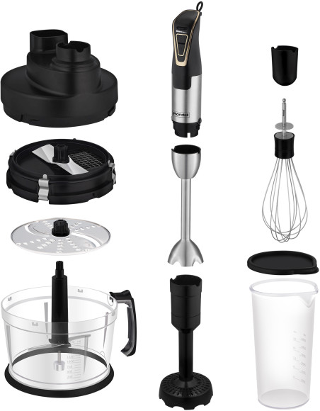 Блендер погружной Rondell RDE-1303 1800Вт черный/нержавеющая сталь