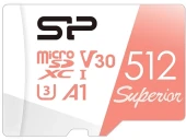 Флеш карта microSDXC 512GB Silicon Power SP512GBSTXDV3V20 Superior V30 A1 w/o adapter Флеш карта microSDXC 512GB Silicon Power SP512GBSTXDV3V20 Superior V30 A1 w/o adapter