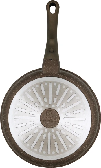 Сковорода Rondell Sandy RDA-1009 круглая 28см покрытие: Xylan Plus ручка несъемная (без крышки) коричневый