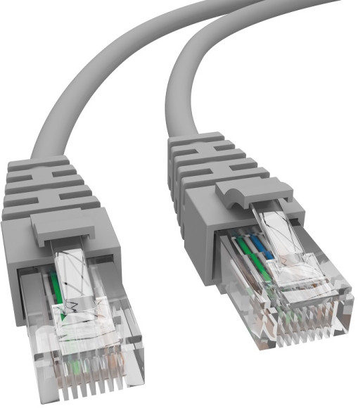 Патч-корд NTSS NTSS-PC-UTP-RJ45-5e-0.3-LSZH-GY UTP RJ-45 вил.-вилка RJ-45 кат.5E 0.3м серый LSZH 26AWG