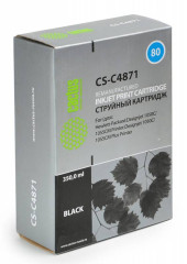 Картридж струйный Cactus CS-C4871 №80 черный для HP DJ 1050C/1055CM/1000 с чипом Картридж струйный Cactus CS-C4871 №80 черный для HP DJ 1050C/1055CM/1000 с чипом