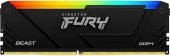 Память DDR4 16GB 3600MHz Kingston KF436C18BB2A/16 Fury Beast RGB RTL Gaming PC4-28800 CL18 DIMM 288-pin 1.35В single rank с радиатором Ret Память DDR4 16GB 3600MHz Kingston KF436C18BB2A/16 Fury Beast RGB RTL Gaming PC4-28800 CL18 DIMM 288-pin 1.35В single rank с радиатором Ret