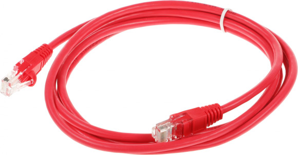 Патч-корд cat.5E molded 2м красный RJ-45 (m)-RJ-45 (m) (упак.:1шт) Патч-корд cat.5E molded 2м красный RJ-45 (m)-RJ-45 (m) (упак.:1шт)