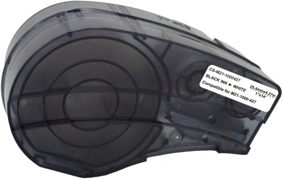 Картридж ленточный Cactus CS-M21-1000427 черный на белом 25.4x4.27 для Brady BMP21-PLUS, BMP21, BMP21-LAB Картридж ленточный Cactus CS-M21-1000427 черный на белом 25.4x4.27 для Brady BMP21-PLUS, BMP21, BMP21-LAB