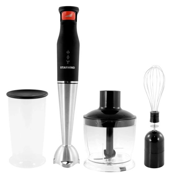 Блендер погружной Starwind SBP3432b 800Вт черный/красный Блендер погружной Starwind SBP3432b 800Вт черный/красный