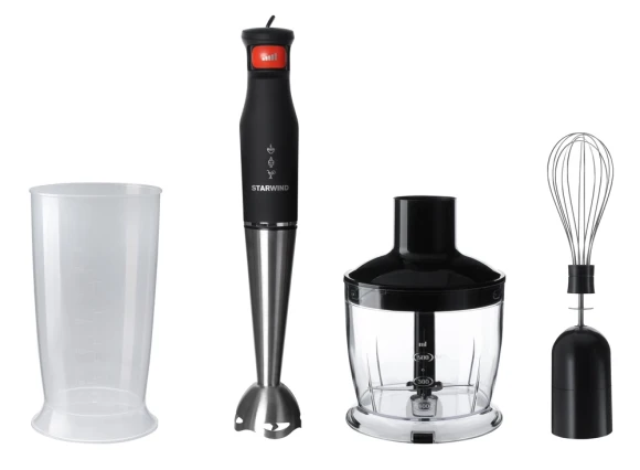 Блендер погружной Starwind SBP3432b 800Вт черный/красный Блендер погружной Starwind SBP3432b 800Вт черный/красный
