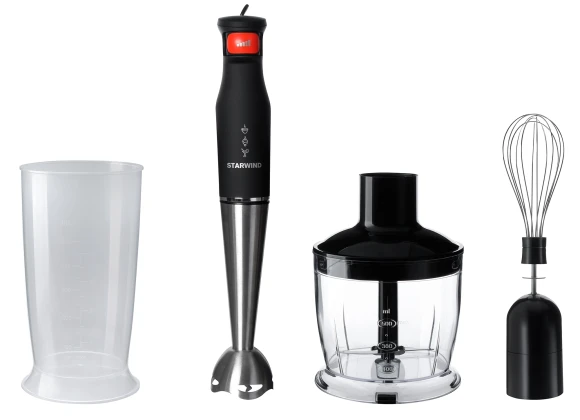 Блендер погружной Starwind SBP3432b 800Вт черный/красный Блендер погружной Starwind SBP3432b 800Вт черный/красный