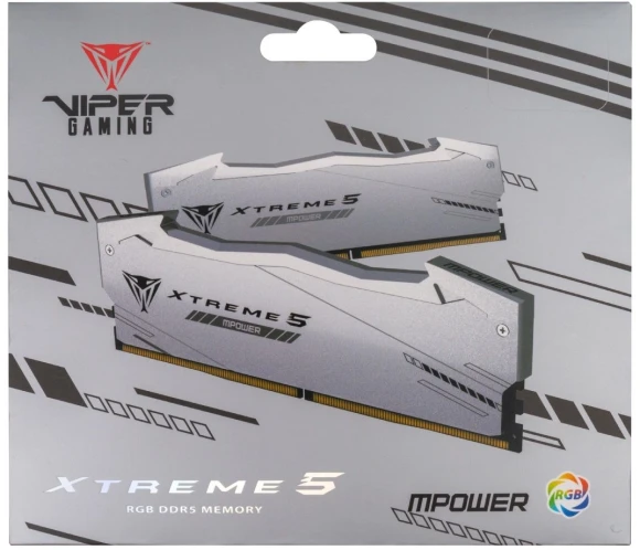 Память DDR5 2x24GB 8000MHz Patriot PVXR548G80C38KM Viper Xtreme 5 RGB RTL Gaming PC5-64000 CL38 DIMM 288-pin 1.45В с радиатором Ret Память DDR5 2x24GB 8000MHz Patriot PVXR548G80C38KM Viper Xtreme 5 RGB RTL Gaming PC5-64000 CL38 DIMM 288-pin 1.45В с радиатором Ret