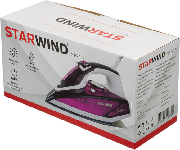 Утюг Starwind SIR7927 2400Вт фиолетовый/черный