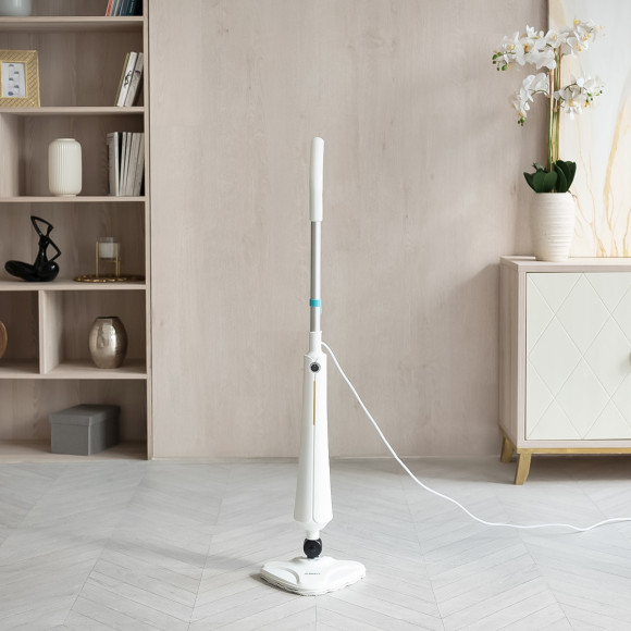 Пароочиститель напольный Scarlett SC-STCV67 1300Вт белый