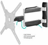 Кронштейн для телевизора Onkron NP40 черный 32"-65" макс.35кг настенный поворот и наклон Кронштейн для телевизора Onkron NP40 черный 32"-65" макс.35кг настенный поворот и наклон