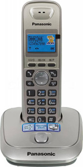 Р/Телефон Dect Panasonic KX-TG2511RUN платиновый/черный АОН Р/Телефон Dect Panasonic KX-TG2511RUN платиновый/черный АОН
