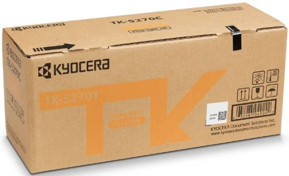 Картридж лазерный Kyocera TK-5270Y 1T02TVANL0 желтый (6000стр.) для Kyocera M6230cidn/M6630cidn/P6230cdn Картридж лазерный Kyocera TK-5270Y 1T02TVANL0 желтый (6000стр.) для Kyocera M6230cidn/M6630cidn/P6230cdn