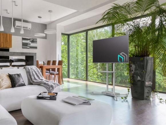 Стойка для телевизора Onkron TS1351 белый 32"-65" макс.50кг напольный мобильный Стойка для телевизора Onkron TS1351 белый 32"-65" макс.50кг напольный мобильный