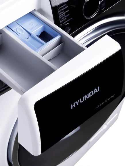 Стиральная машина Hyundai WFE8407 класс: A+++ загр.фронтальная макс.:8кг белый инвертор