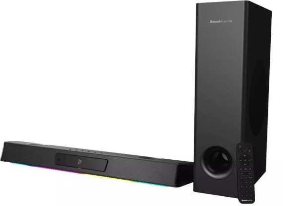 Колонки Creative Sound Blaster Katana V2X 2.1 черный 90Вт BT Колонки Creative Sound Blaster Katana V2X 2.1 черный 90Вт BT