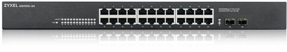 Коммутатор Zyxel GS1100-24-EU0103F 24x1Гбит/с 2SFP неуправляемый