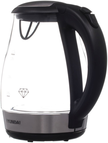 Чайник электрический Hyundai HYK-G2030 1.7л. 2200Вт черный корпус: стекло/пластик Чайник электрический Hyundai HYK-G2030 1.7л. 2200Вт черный корпус: стекло/пластик