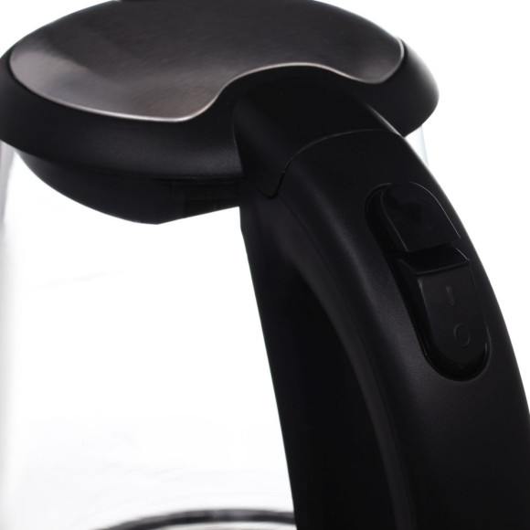 Чайник электрический Hyundai HYK-G2030 1.7л. 2200Вт черный корпус: стекло/пластик Чайник электрический Hyundai HYK-G2030 1.7л. 2200Вт черный корпус: стекло/пластик