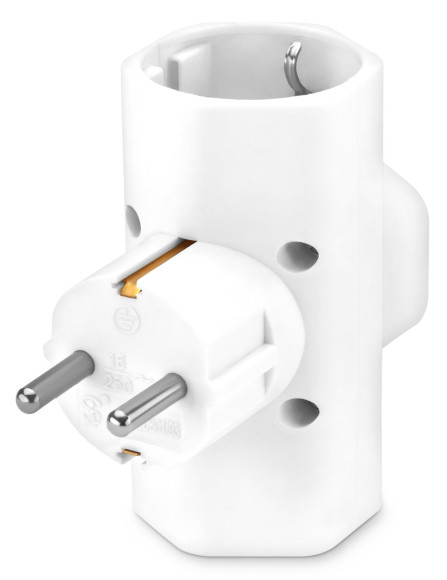 Сетевой разветвитель Buro BU-PS3TG-W (3 розетки) белый (пакет ПЭ)