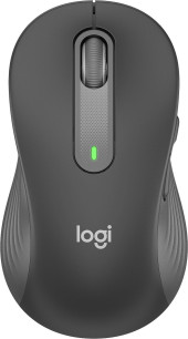 Мышь Logitech M650 Large Left графитовый оптическая 4000dpi silent беспров. BT/Radio USB 4but (910-006239)