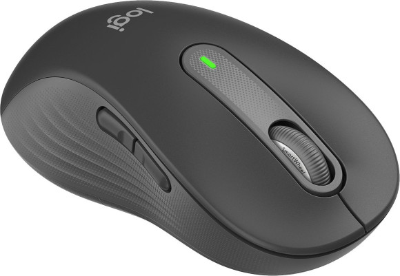 Мышь Logitech M650 Large Left графитовый оптическая 4000dpi silent беспров. BT/Radio USB 4but (910-006239)
