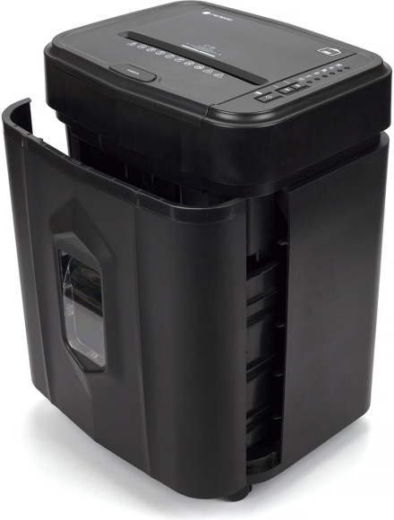 Шредер Heleos АП23-4 белый с автоподачей (секр.P-4) фрагменты 145лист. 23лтр. скрепки скобы пл.карты Шредер Heleos АП23-4 белый с автоподачей (секр.P-4) фрагменты 145лист. 23лтр. скрепки скобы пл.карты