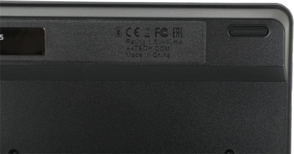 Клавиатура A4Tech FBK25 черный/серый USB беспроводная BT/Radio slim Multimedia (FBK25 BLACK)