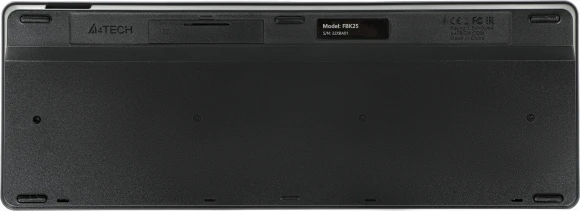 Клавиатура A4Tech FBK25 черный/серый USB беспроводная BT/Radio slim Multimedia (FBK25 BLACK)