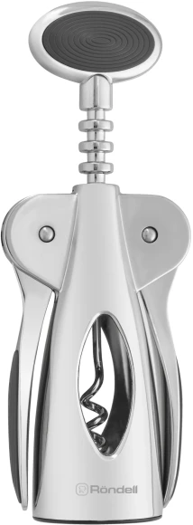 Штопор Rondell Stolz RD-1779 стальной/черный упак.:картонная подложка Штопор Rondell Stolz RD-1779 стальной/черный упак.:картонная подложка