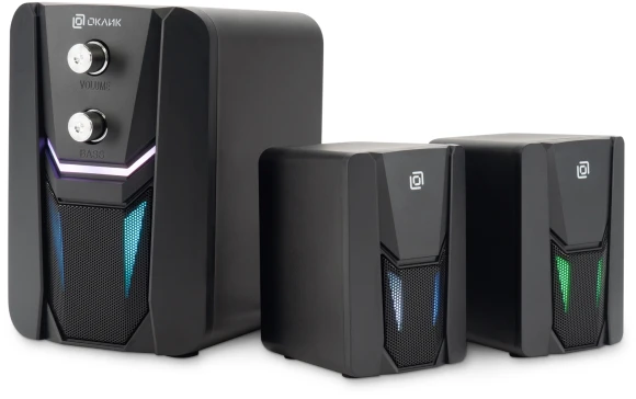 Колонки Оклик OK-423 2.1 черный 11Вт Колонки Оклик OK-423 2.1 черный 11Вт
