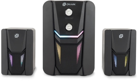 Колонки Оклик OK-423 2.1 черный 11Вт Колонки Оклик OK-423 2.1 черный 11Вт