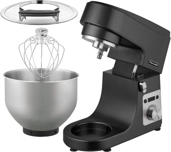 Кухонная машина Rondell RDE-1402 планетар.вращ. 2000Вт черный Кухонная машина Rondell RDE-1402 планетар.вращ. 2000Вт черный