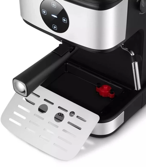 Кофеварка рожковая Kitfort КТ-7224 1100Вт нержавеющая сталь/черный Кофеварка рожковая Kitfort КТ-7224 1100Вт нержавеющая сталь/черный