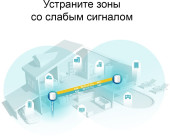 Бесшовный Mesh роутер TP-Link Deco X60(2-Pack) AX5400 10/100/1000BASE-TX белый (упак.:2шт)